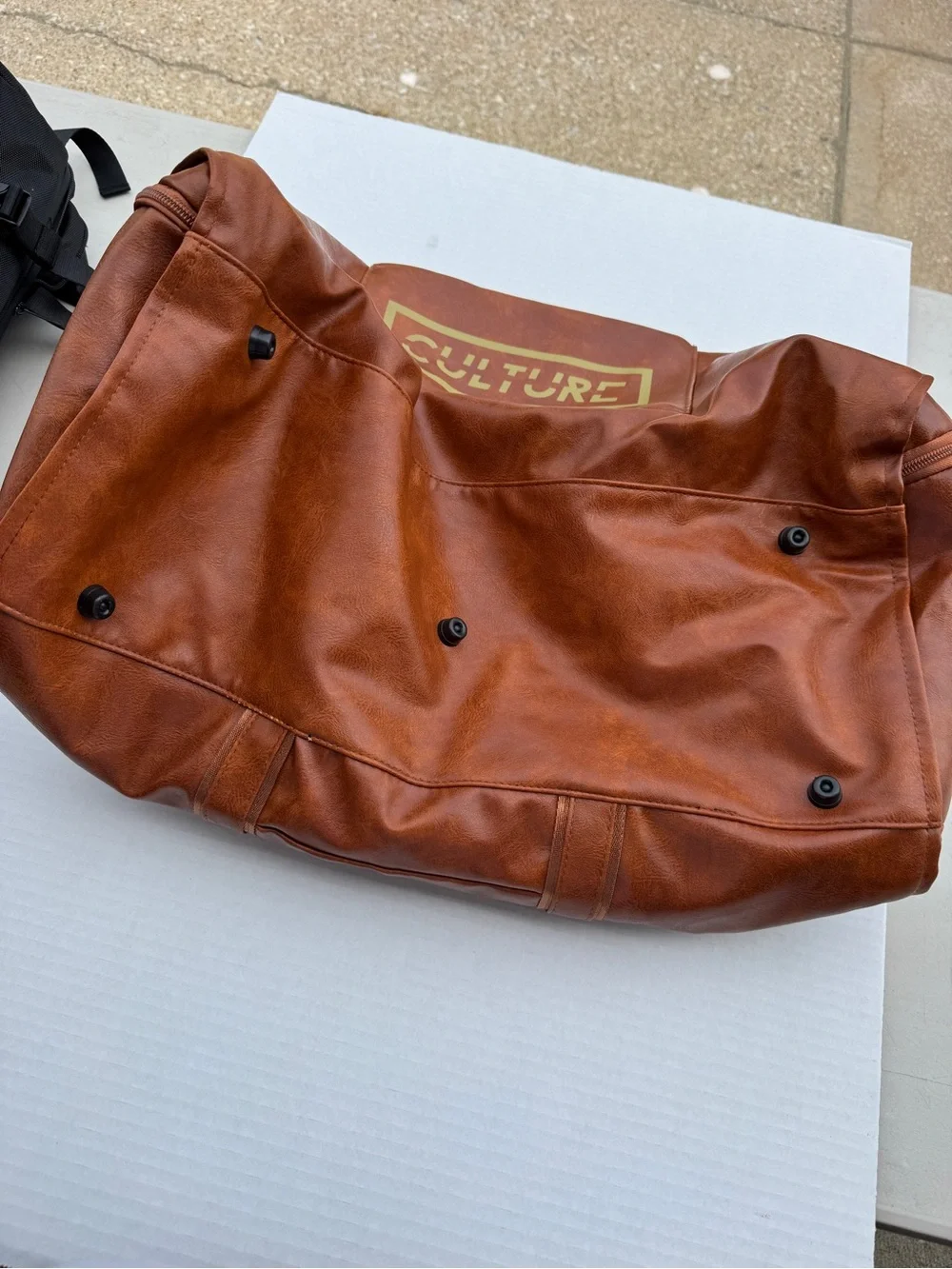 Culture Wardrobe Duffel. Shoulder strap and carry handles. NEW